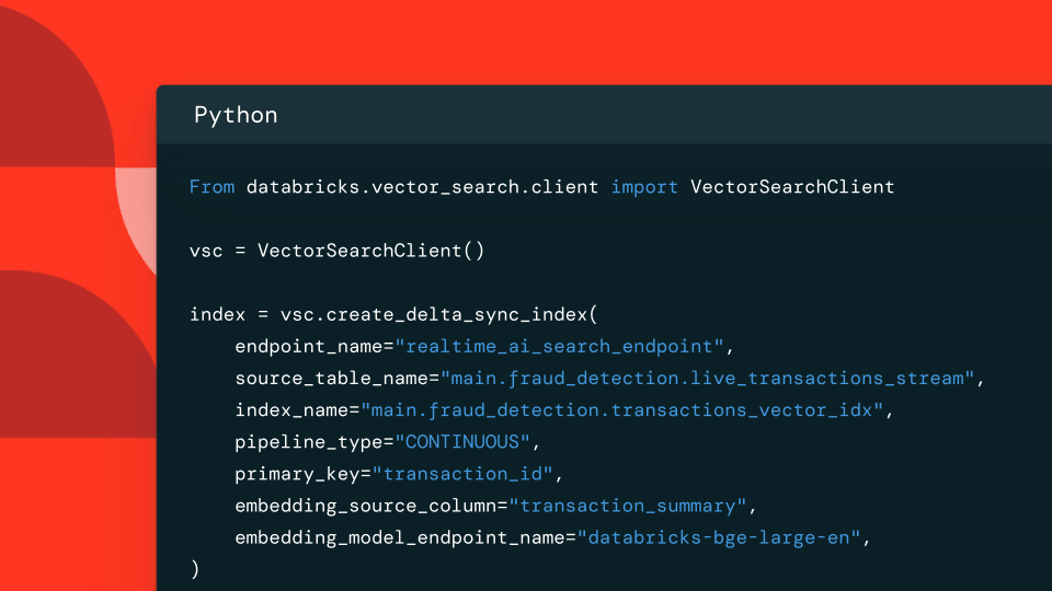 Building live intelligence: Databricks AI Search supports Streaming Tables, Materialized Views, and Managed tables using Iceberg